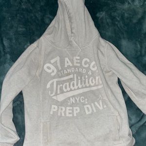 grey hoodie